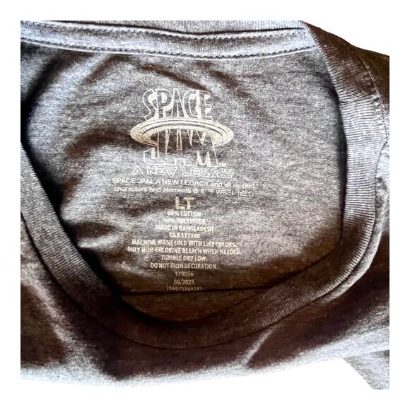 Looney Tune Squad Graphic T SHIRT LG Men's Women's TEE Space Jam New Legacy Gray - Picture 5 of 7